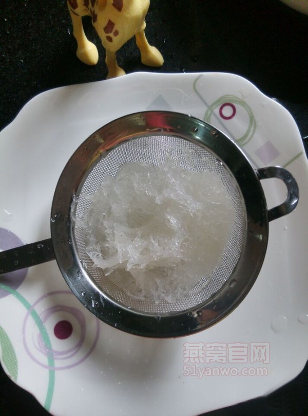 冰糖红枣炖燕窝的菜谱