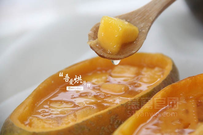 冰糖木瓜炖燕窝的家常做法