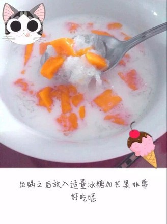 奶香芒果燕窝的家常做法 奶香芒果燕窝的做法 奶香芒果燕窝怎么做