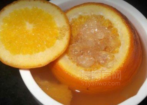 橘子炖燕窝的做法