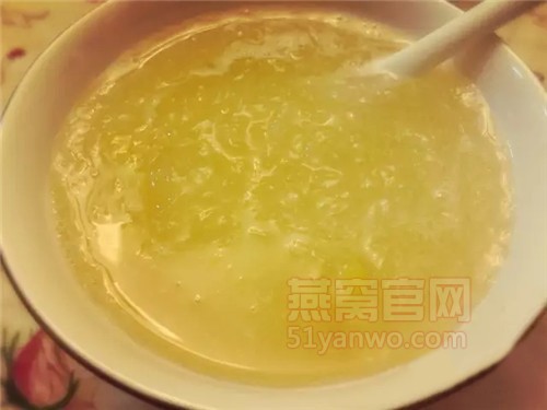 蜂蜜柚子燕窝的做法