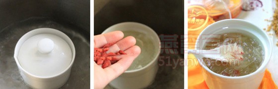 桂花百合炖燕窝做法大全