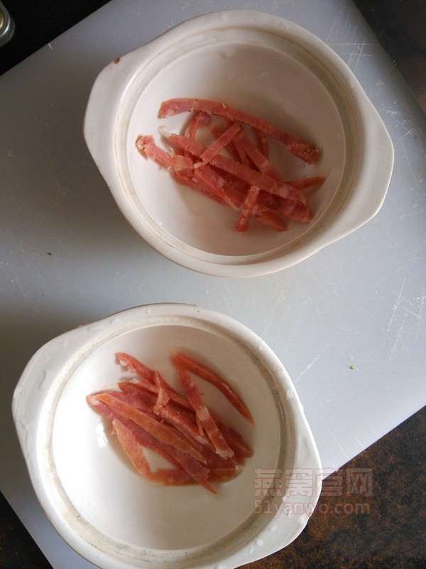 金汤火腿素燕窝的制作方法