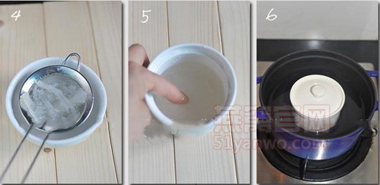 木瓜牛奶炖燕窝的制作方法