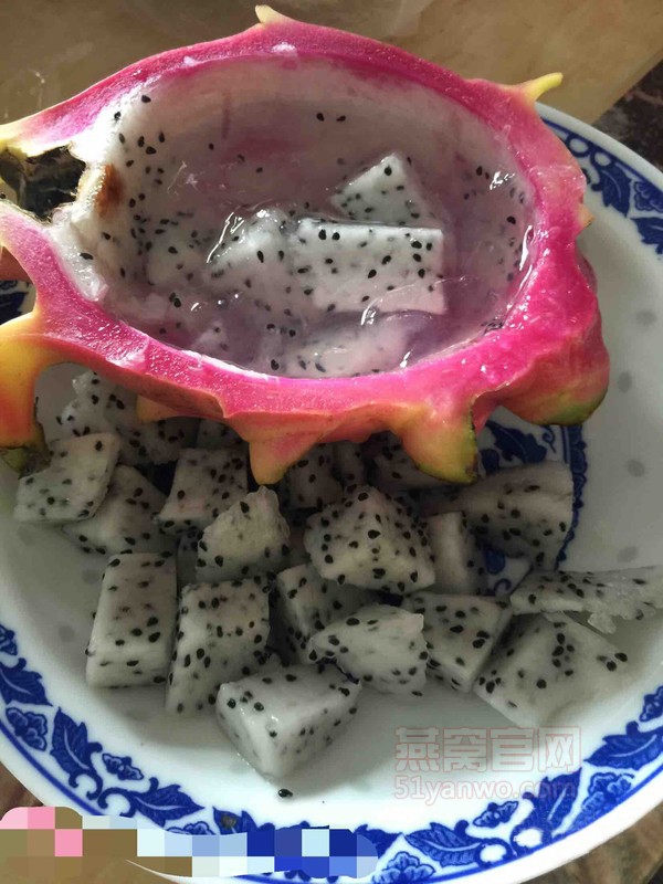 无添加火龙果现炖燕窝的家常做法