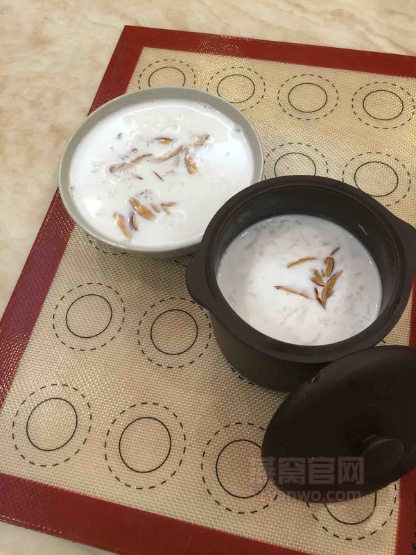 椰奶炖燕窝的做法